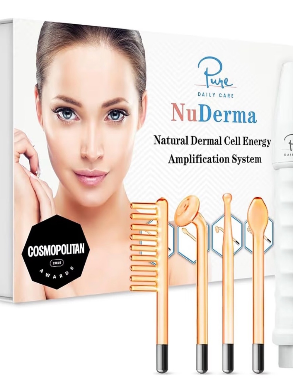 Pure Daily Care NuDerma Dermal Cell Energy Amplification Tool Set - Rose Gold